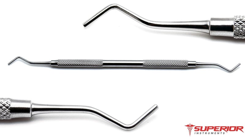 SUPERIOR INSTRUMENTS Dental Plastic Filling 718-2, 719-3 Double Ended 1.4mm/1.6mm, 1.8mm/2mm Composite Amalgam Restorativ​e Instrument​s - Image 4